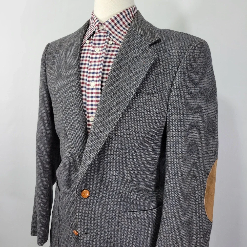 Jonathan‎ Mitchell Men's Tweed Sport Coat Blazer Two Button Size 40R